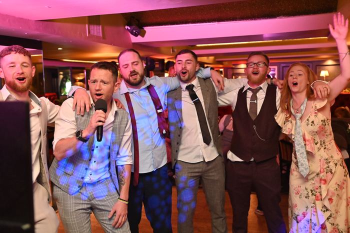 Packed dancefloor at a Webber Discos event