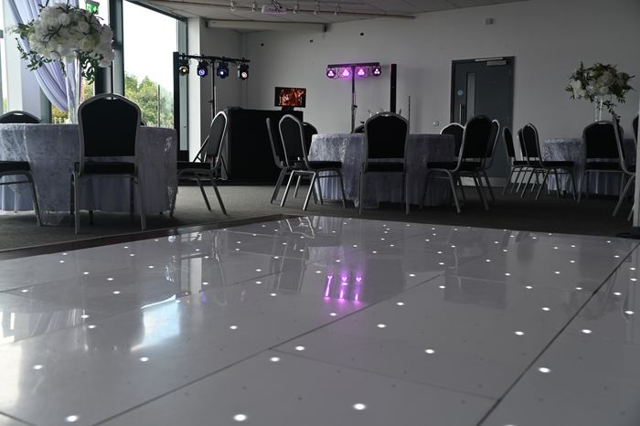 Starlight LED dancefloor set up and ready