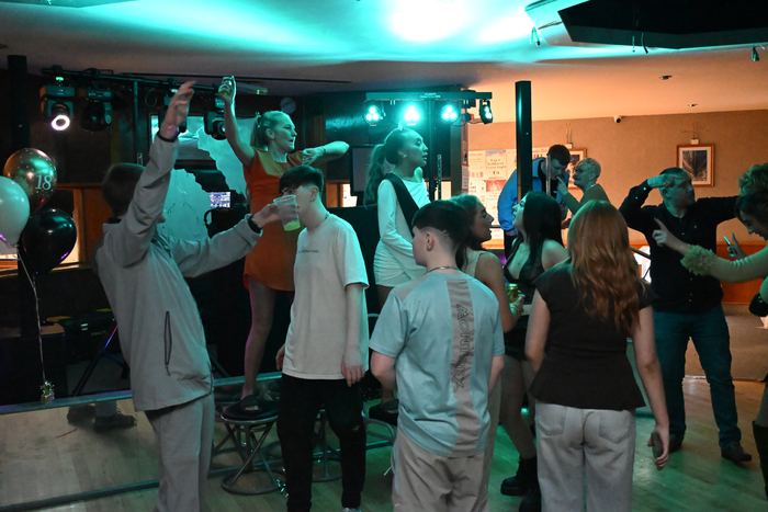 Packed dancefloor at a Webber Discos event